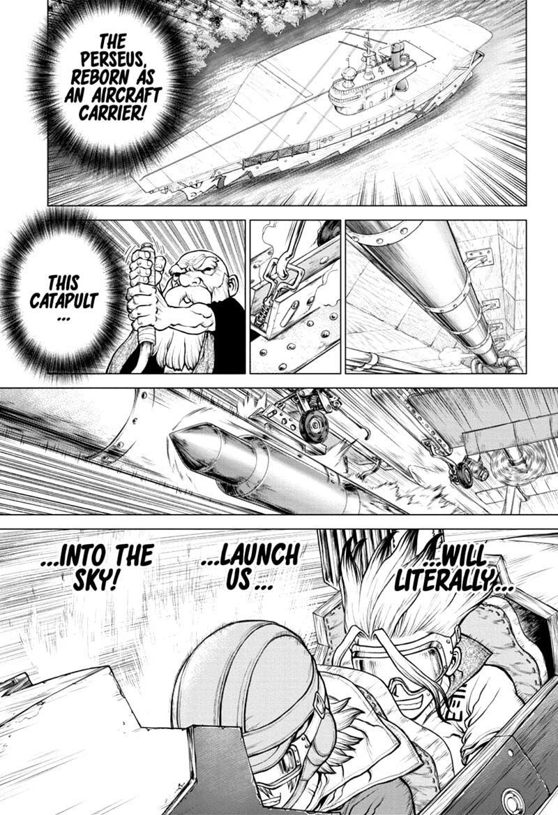 Dr. Stone Manga Chapter 164 page 1 - Re-Lock On scene