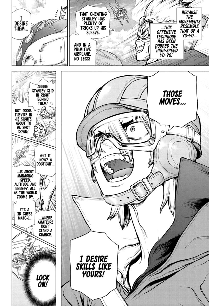 Dr. Stone Manga Chapter 164 page 11 - Re-Lock On scene