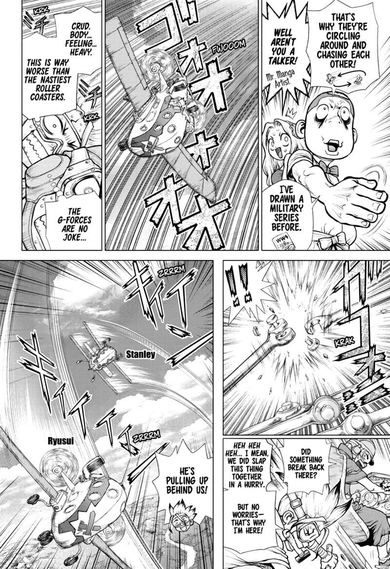 Dr. Stone Manga Chapter 164 page 7 - Re-Lock On scene