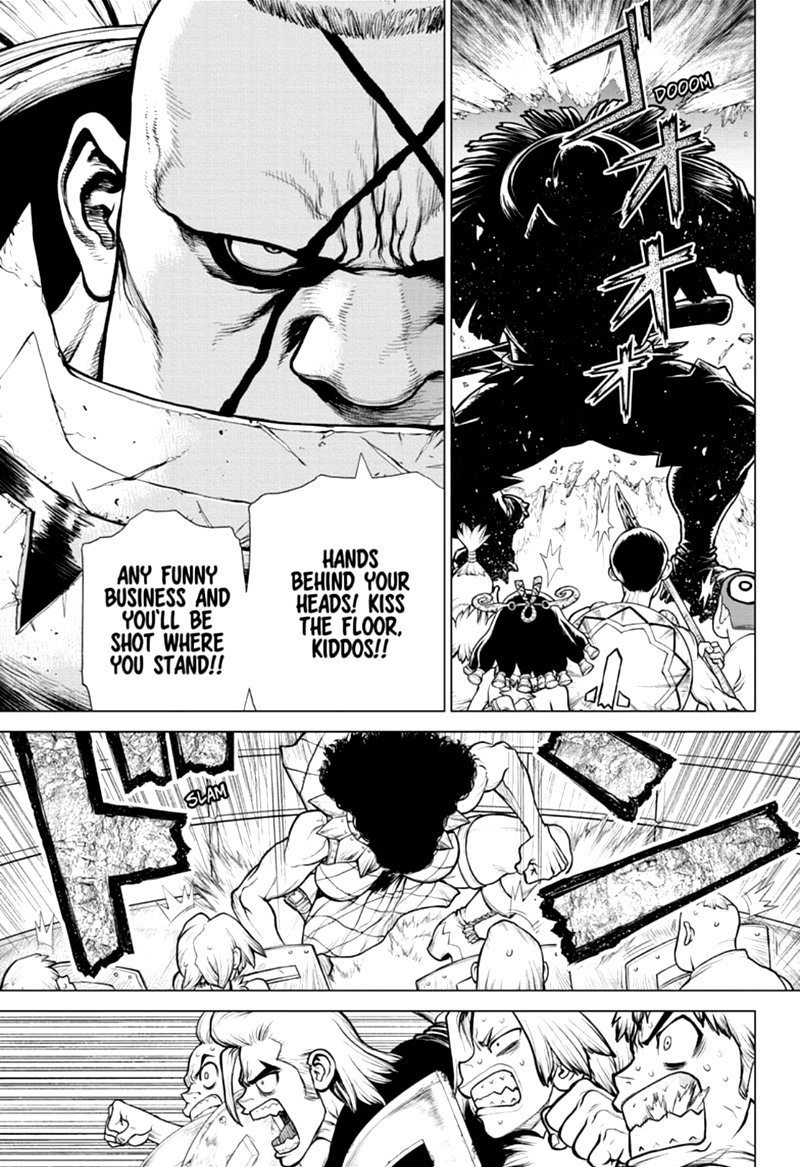 Dr. Stone Manga Chapter 165 page 10 - Know the Rules, Make the Rules scene
