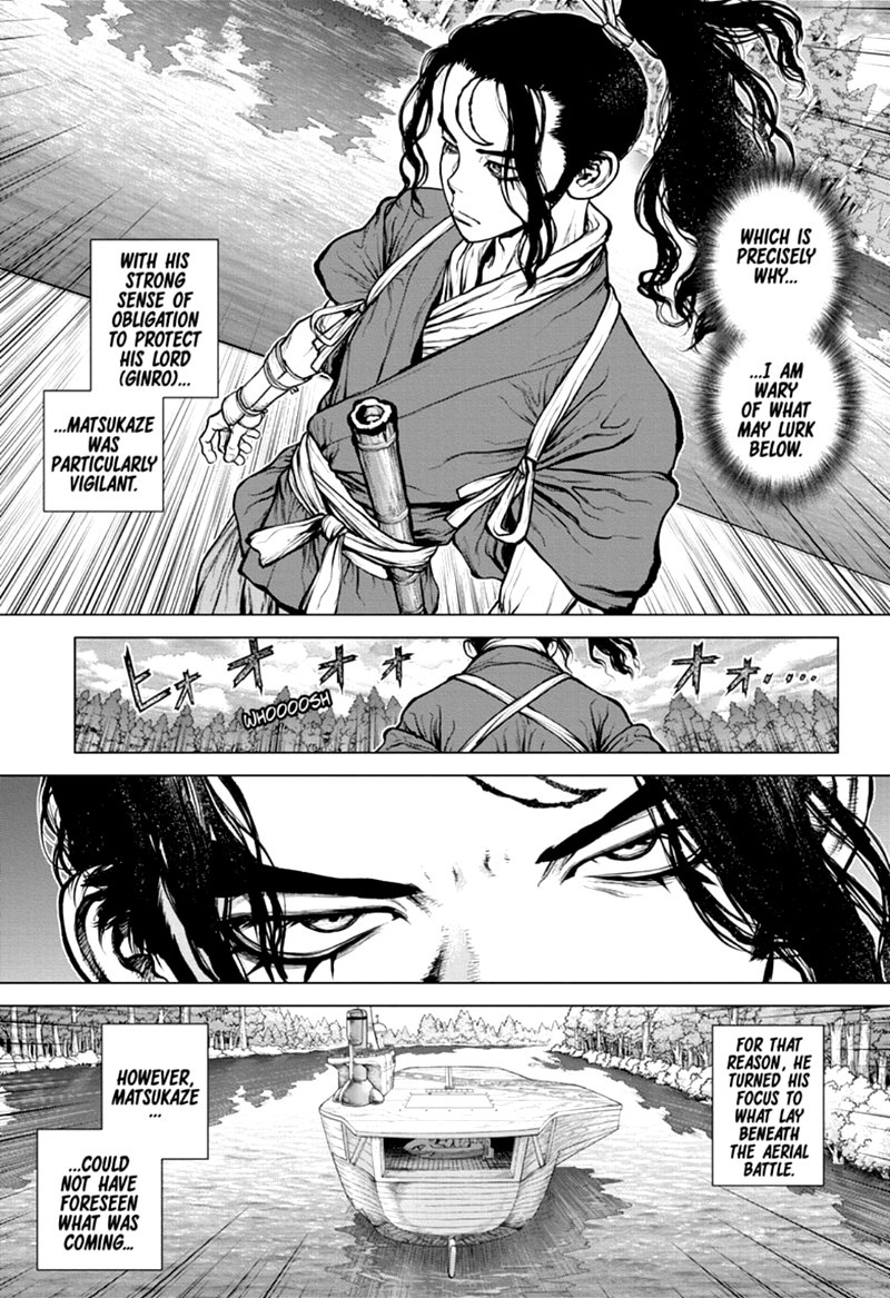 Dr. Stone Manga Chapter 165 page 3 - Know the Rules, Make the Rules scene