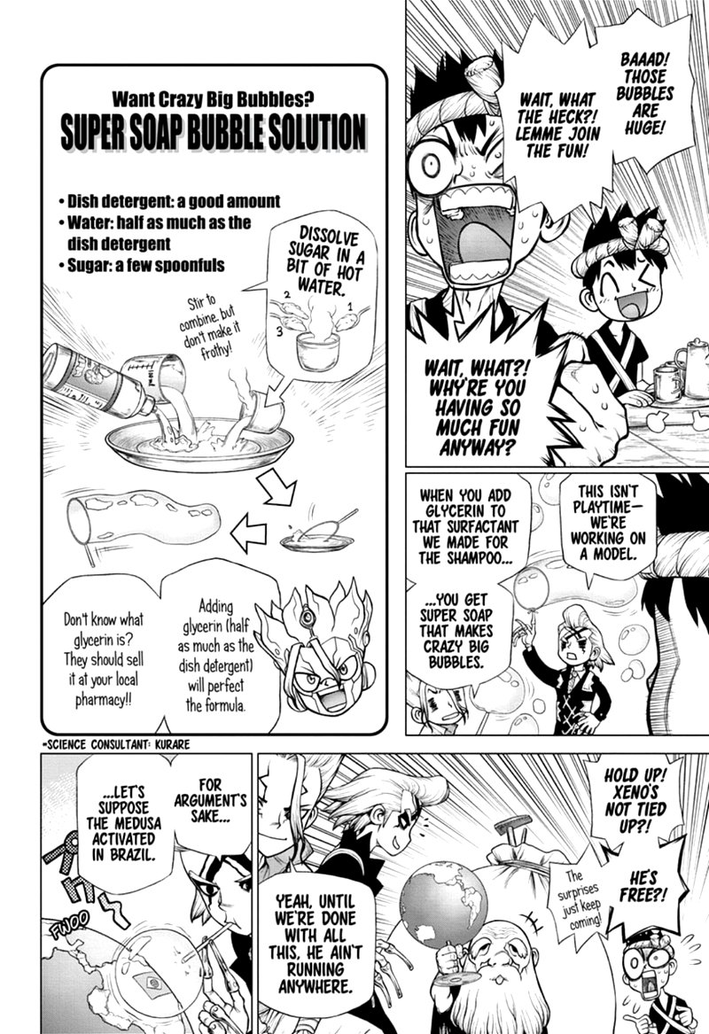 Dr. Stone Manga Chapter 171 page 6 - Staring at the Same Light scene