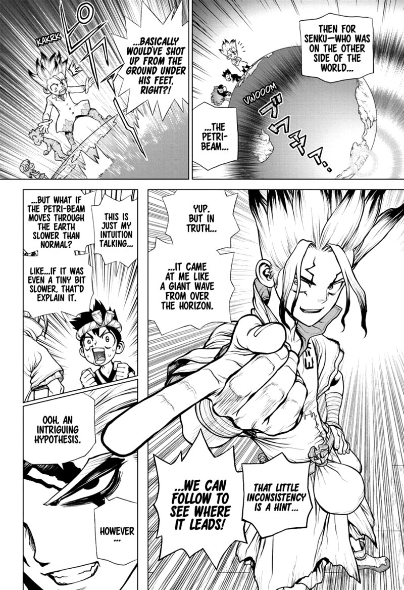 Dr. Stone Manga Chapter 171 page 8 - Staring at the Same Light scene