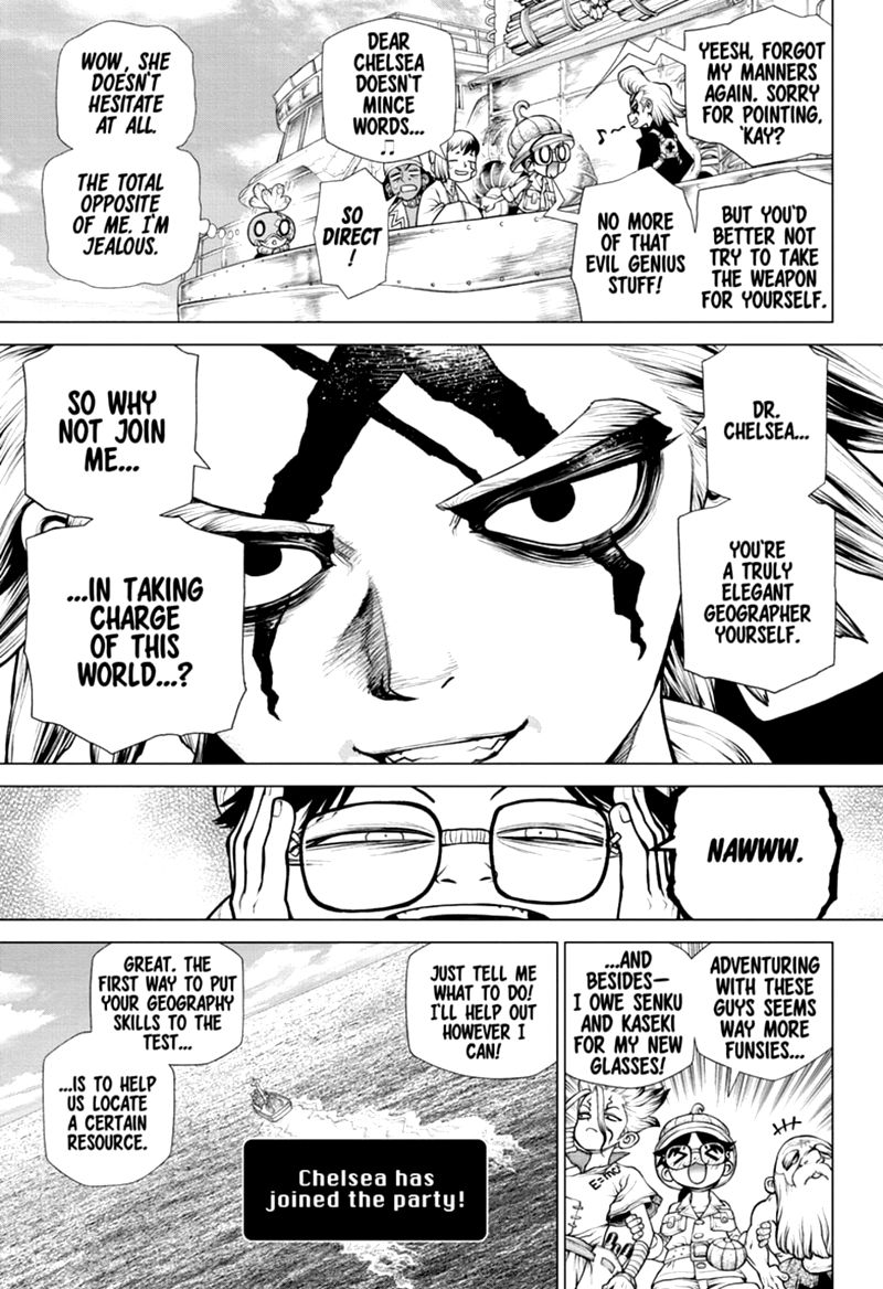 Dr. Stone Manga Chapter 173 page 4 - Earth Race scene