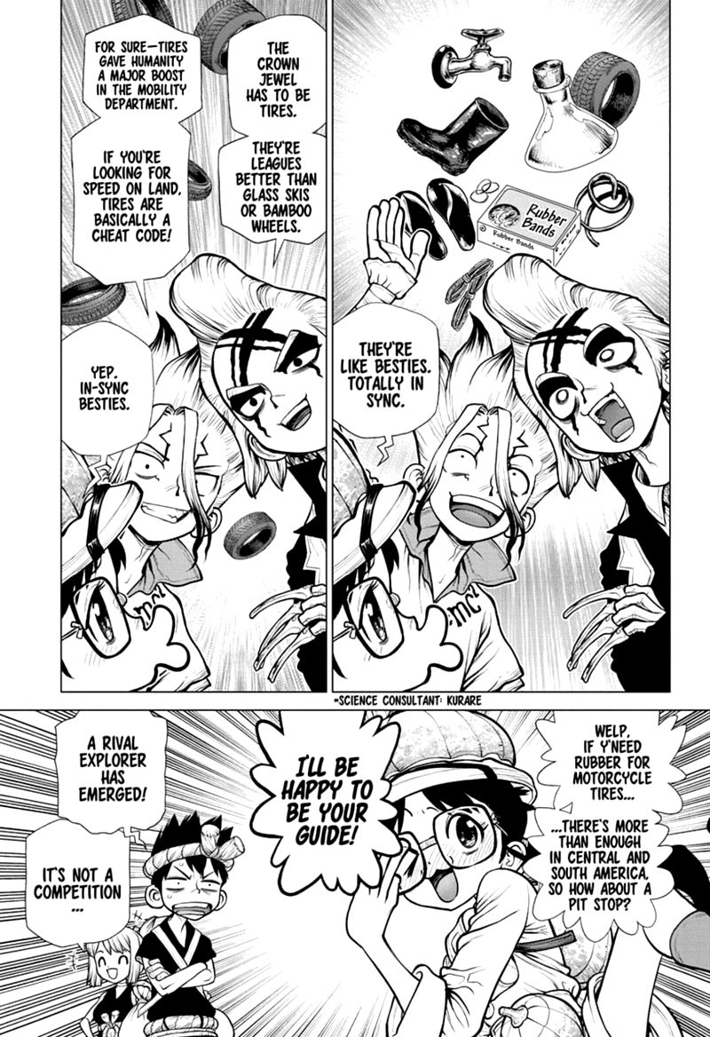 Dr. Stone Manga Chapter 173 page 6 - Earth Race scene