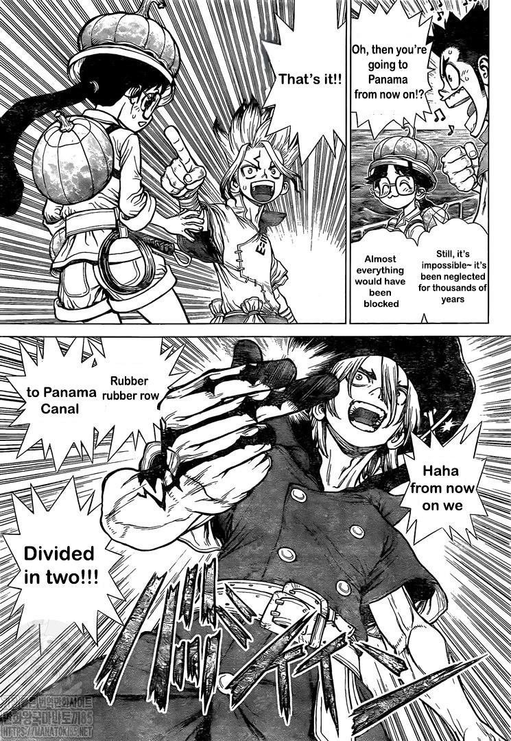 Dr. Stone Manga Chapter 174 page 5 - The Specter of the Panama Canal scene