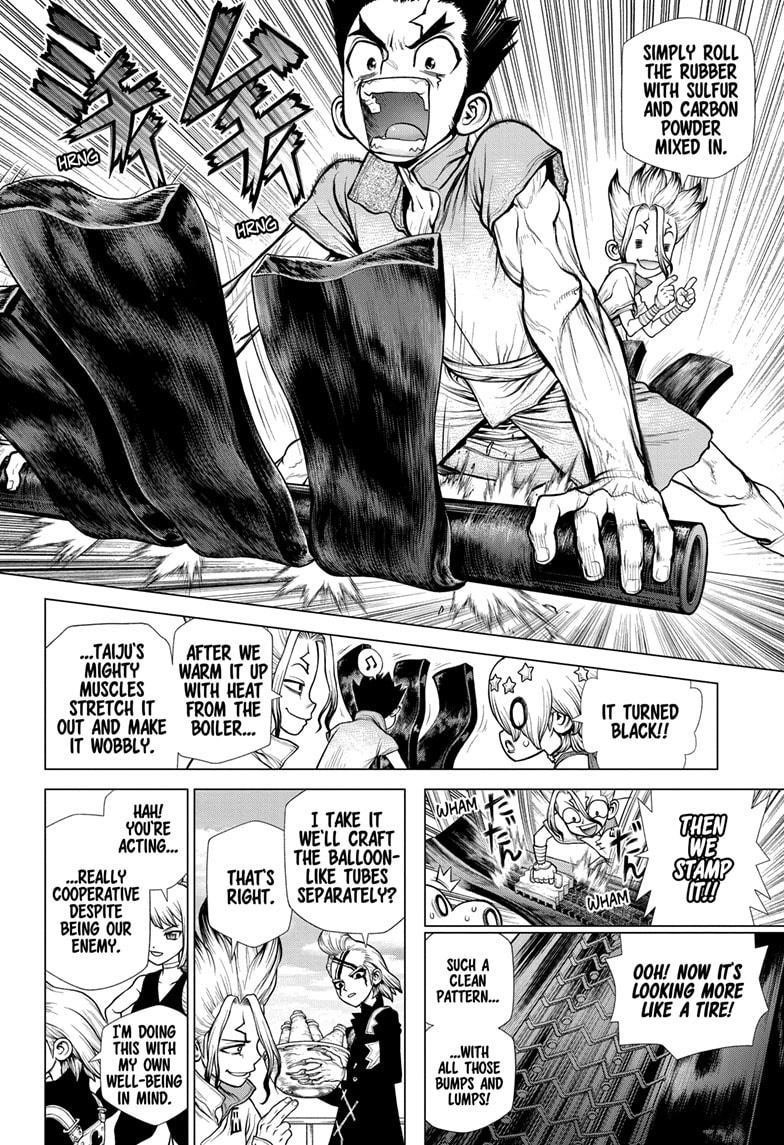 Dr. Stone Manga Chapter 175 page 4 - Ultra Race Across South America scene