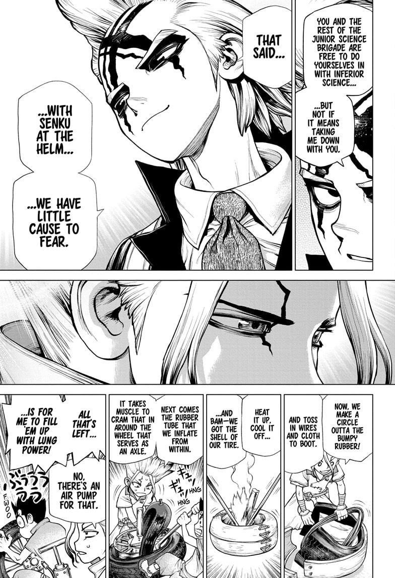 Dr. Stone Manga Chapter 175 page 5 - Ultra Race Across South America scene