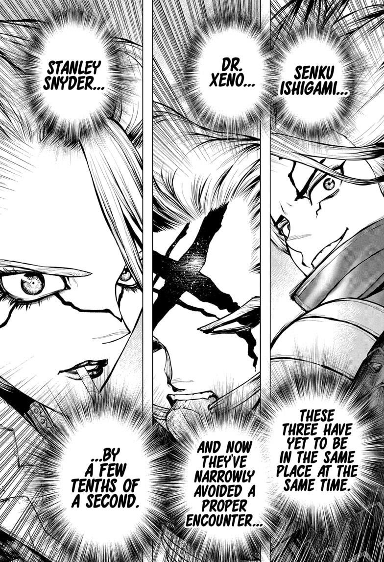 Dr. Stone Manga Chapter 176 page 1 - Net-Breaking Battle Plan scene