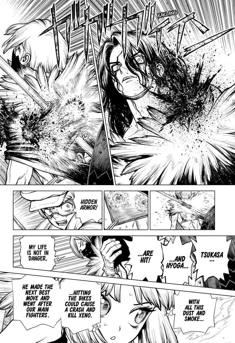 Dr. Stone Manga Chapter 176 page 7 - Net-Breaking Battle Plan scene
