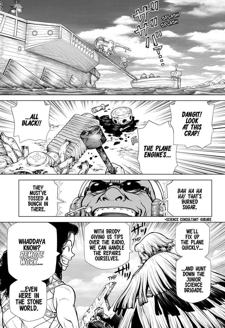 Dr. Stone Manga Chapter 177 page 1 - Medusa Mechanism scene
