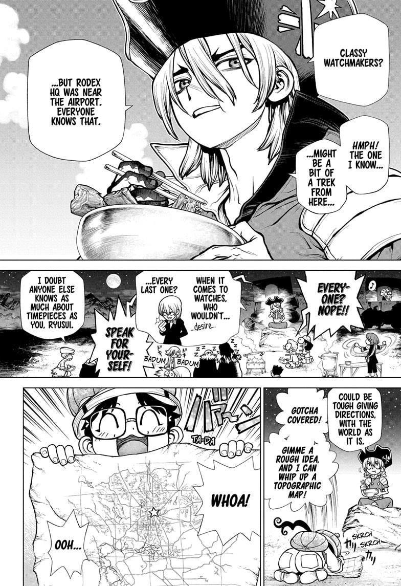 Dr. Stone Manga Chapter 177 page 7 - Medusa Mechanism scene