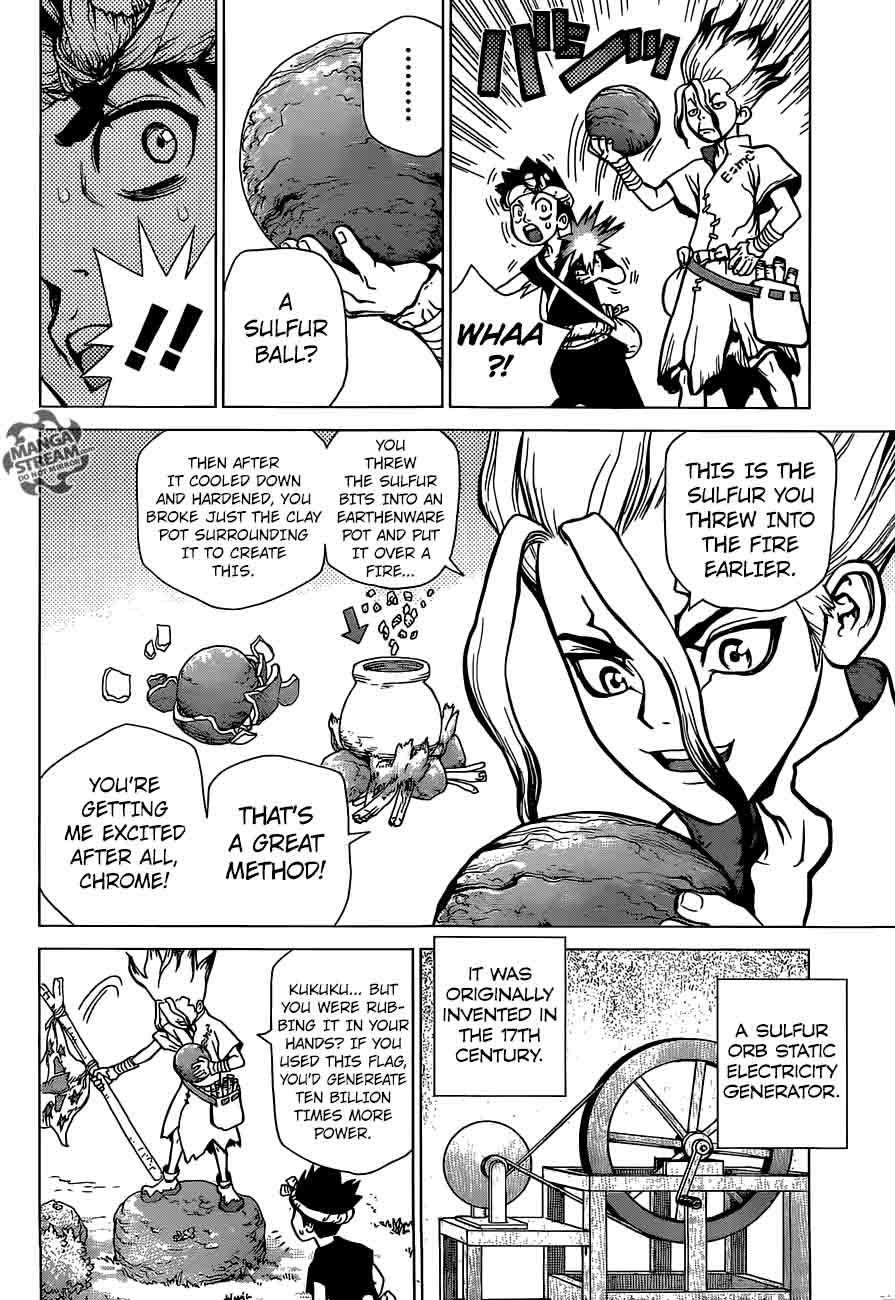 Dr. Stone Manga Chapter 18 page 11 - Sorcery Showdown scene