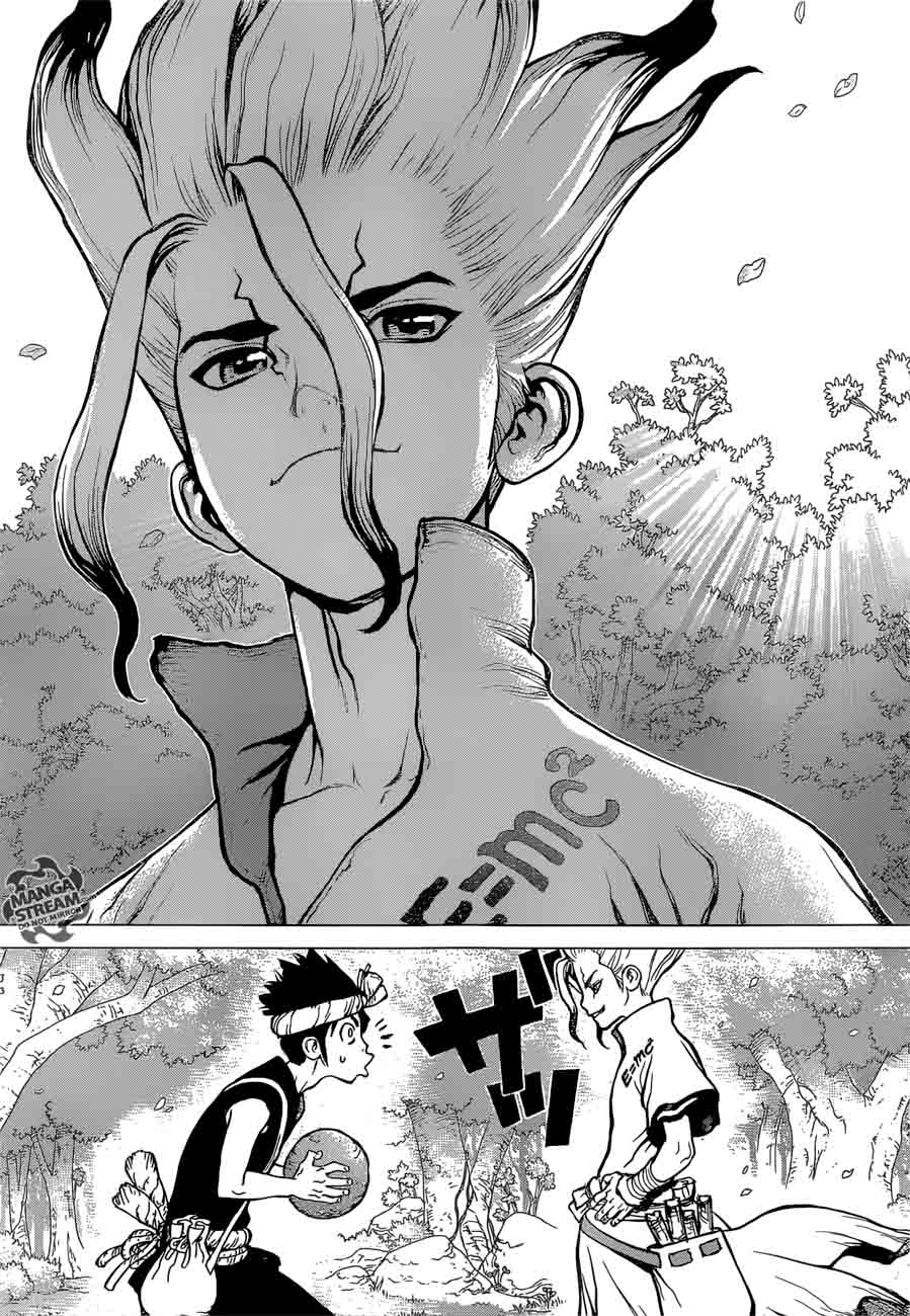 Dr. Stone Manga Chapter 18 page 16 - Sorcery Showdown scene