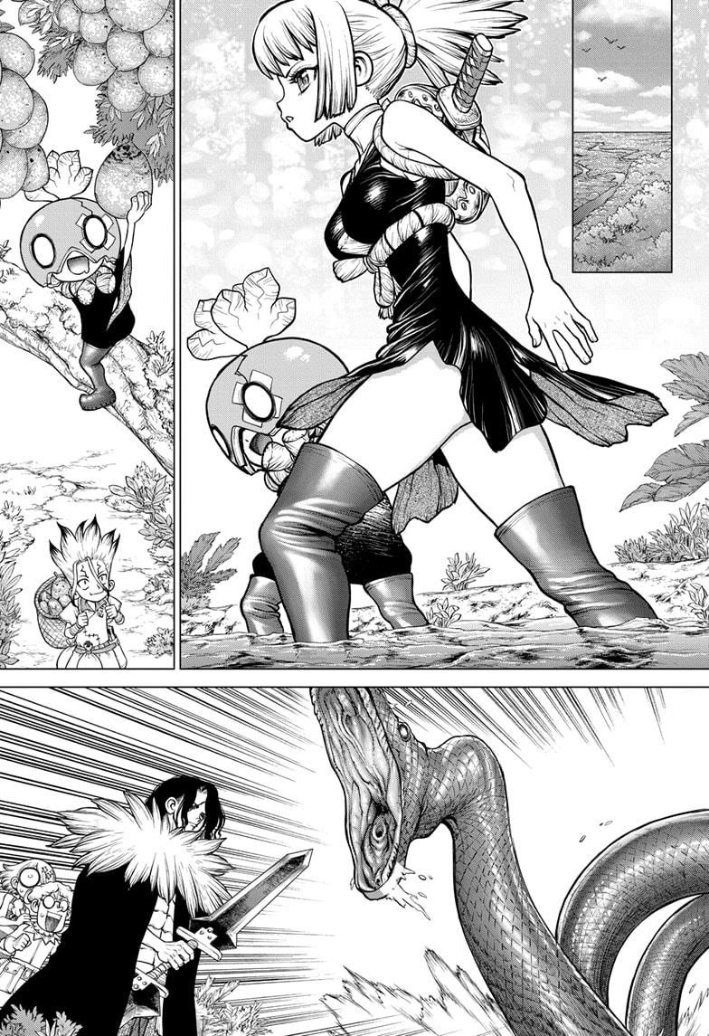 Dr. Stone Manga Chapter 180 page 5 - Sickening Yet Beautiful scene