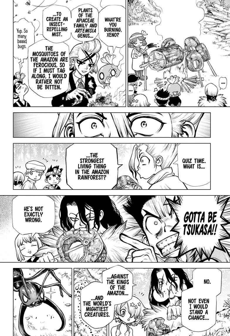 Dr. Stone Manga Chapter 180 page 6 - Sickening Yet Beautiful scene