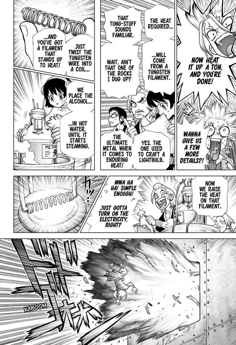 Dr. Stone Manga Chapter 182 page 12 - Diamond Heart scene