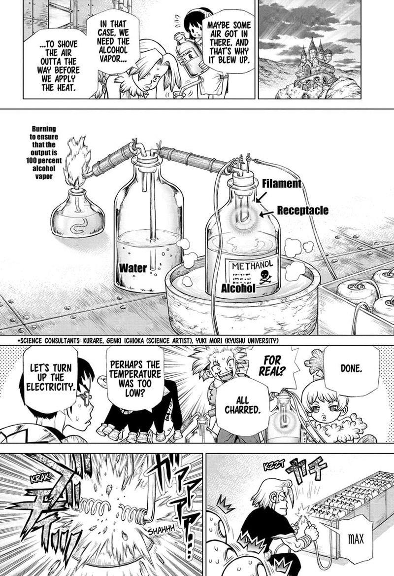 Dr. Stone Manga Chapter 182 page 14 - Diamond Heart scene