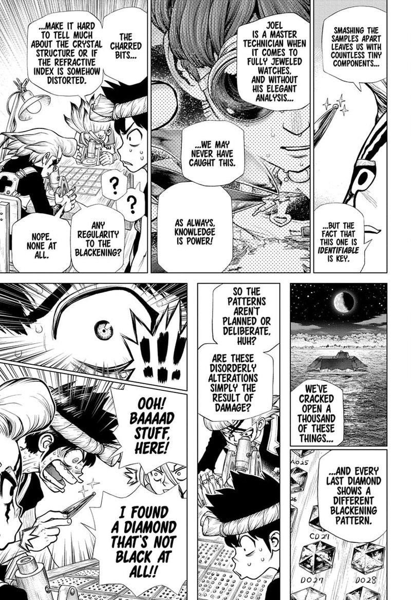 Dr. Stone Manga Chapter 182 page 4 - Diamond Heart scene
