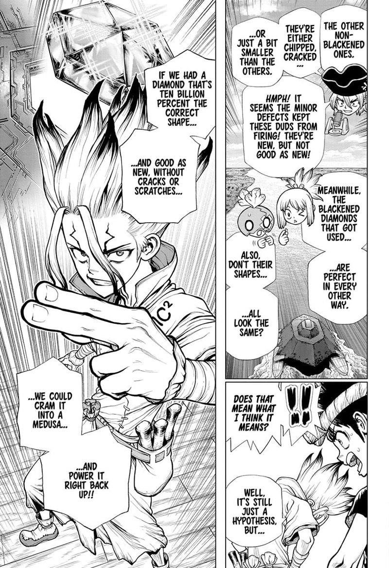Dr. Stone Manga Chapter 182 page 8 - Diamond Heart scene