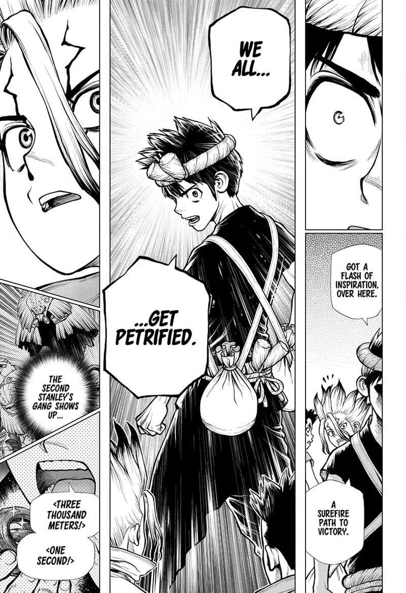 Dr. Stone Manga Chapter 184 page 15 - Fort Medusa scene
