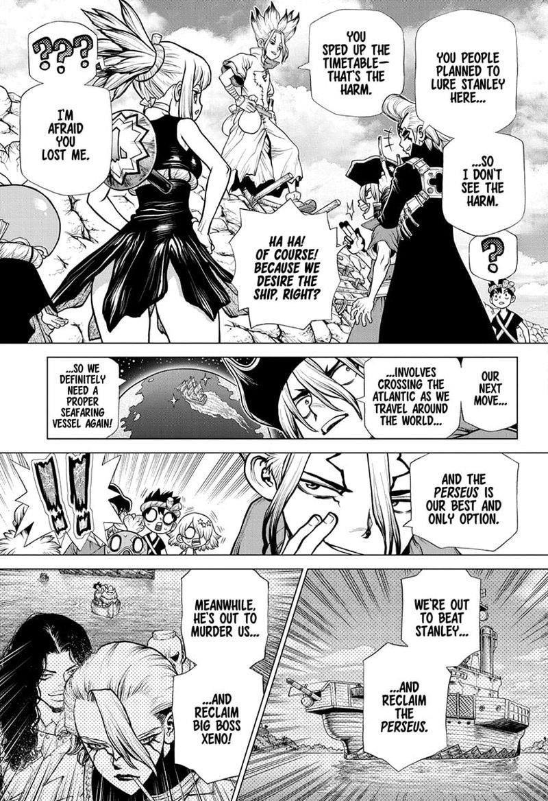 Dr. Stone Manga Chapter 184 page 7 - Fort Medusa scene