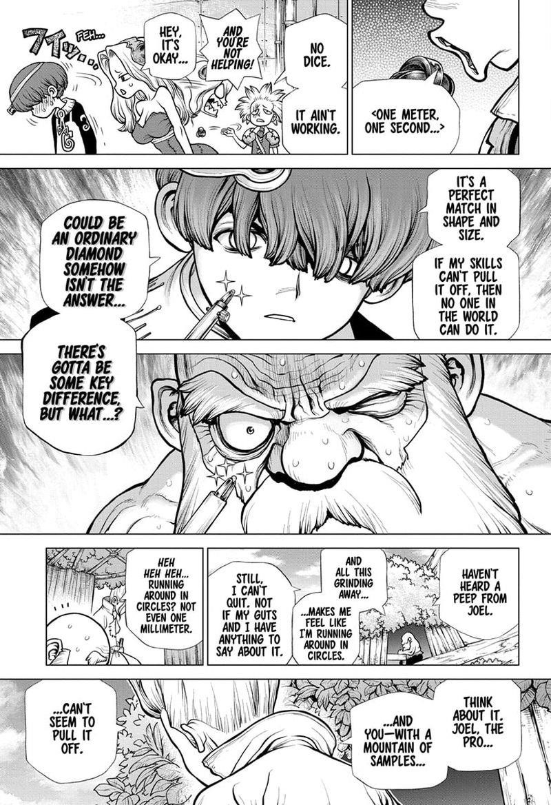 Dr. Stone Manga Chapter 185 page 5 - Lovely Cleavage Plane scene