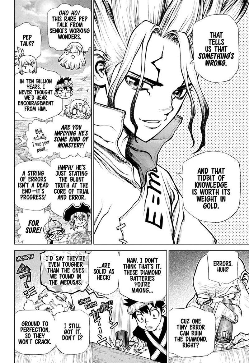 Dr. Stone Manga Chapter 185 page 6 - Lovely Cleavage Plane scene