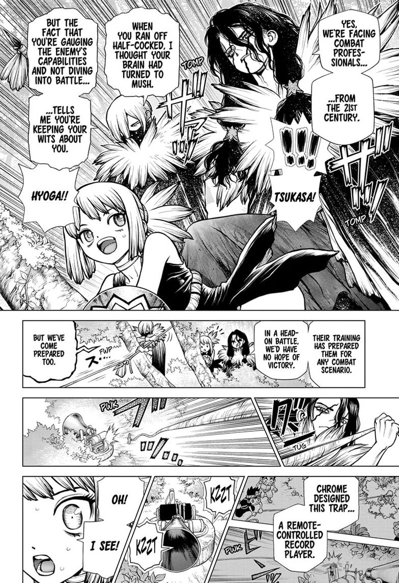 Dr. Stone Manga Chapter 187 page 5 - Cyber Guerilla scene