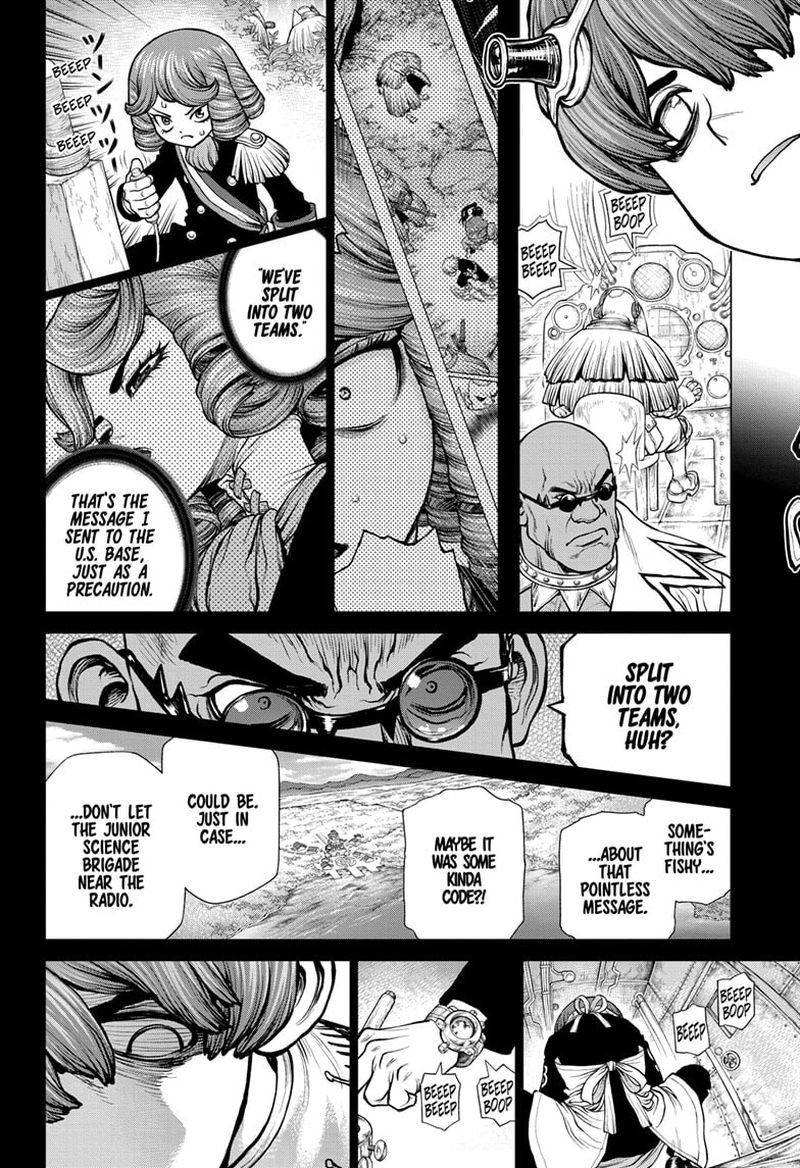 Dr. Stone Manga Chapter 190 page 6 - Science Transcends Life scene