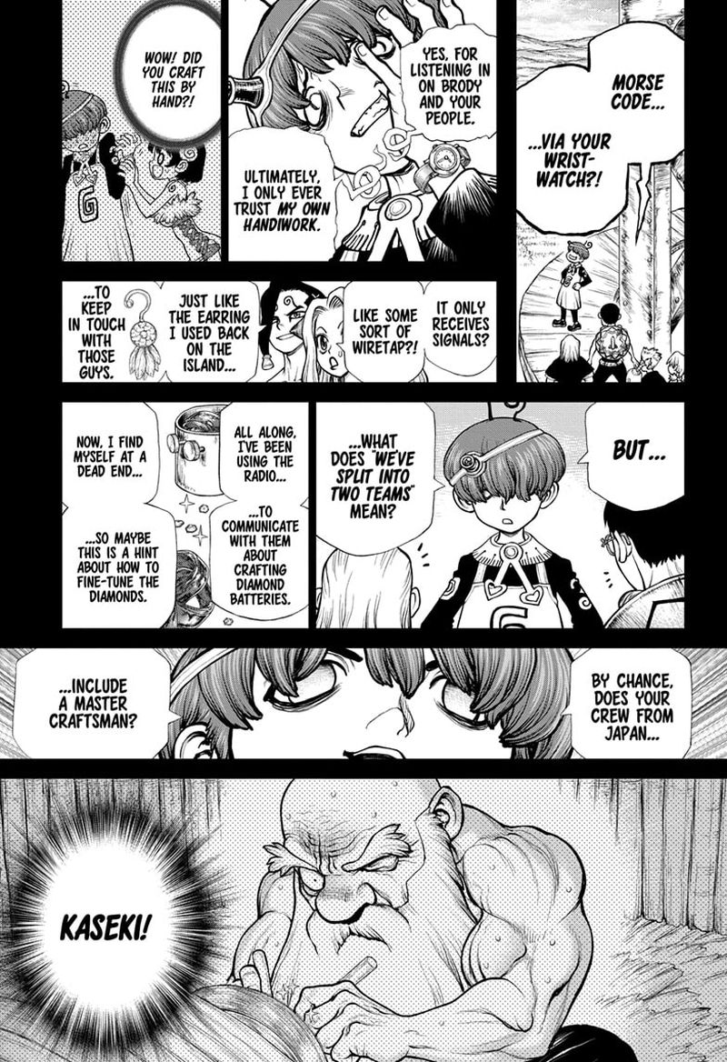 Dr. Stone Manga Chapter 190 page 7 - Science Transcends Life scene