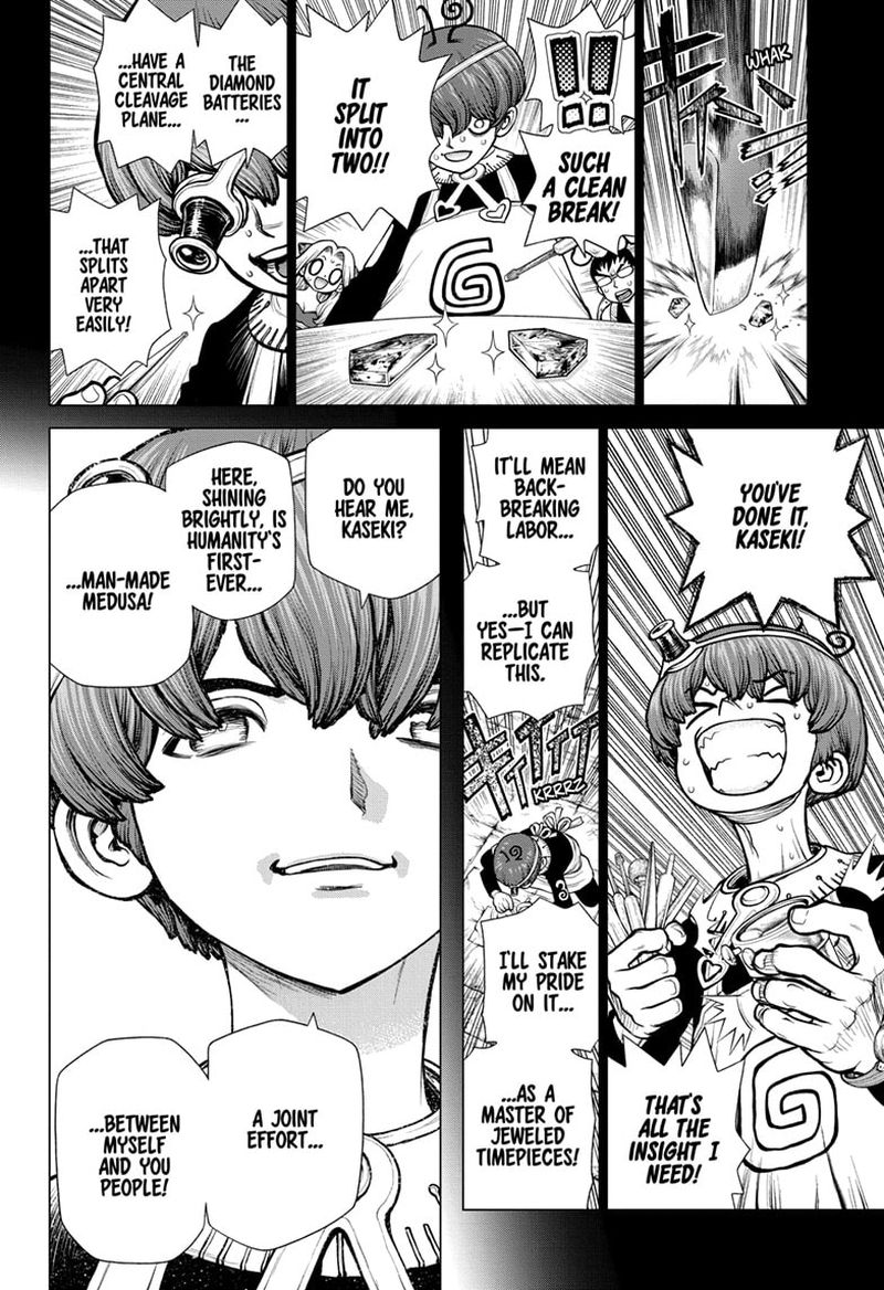 Dr. Stone Manga Chapter 190 page 8 - Science Transcends Life scene