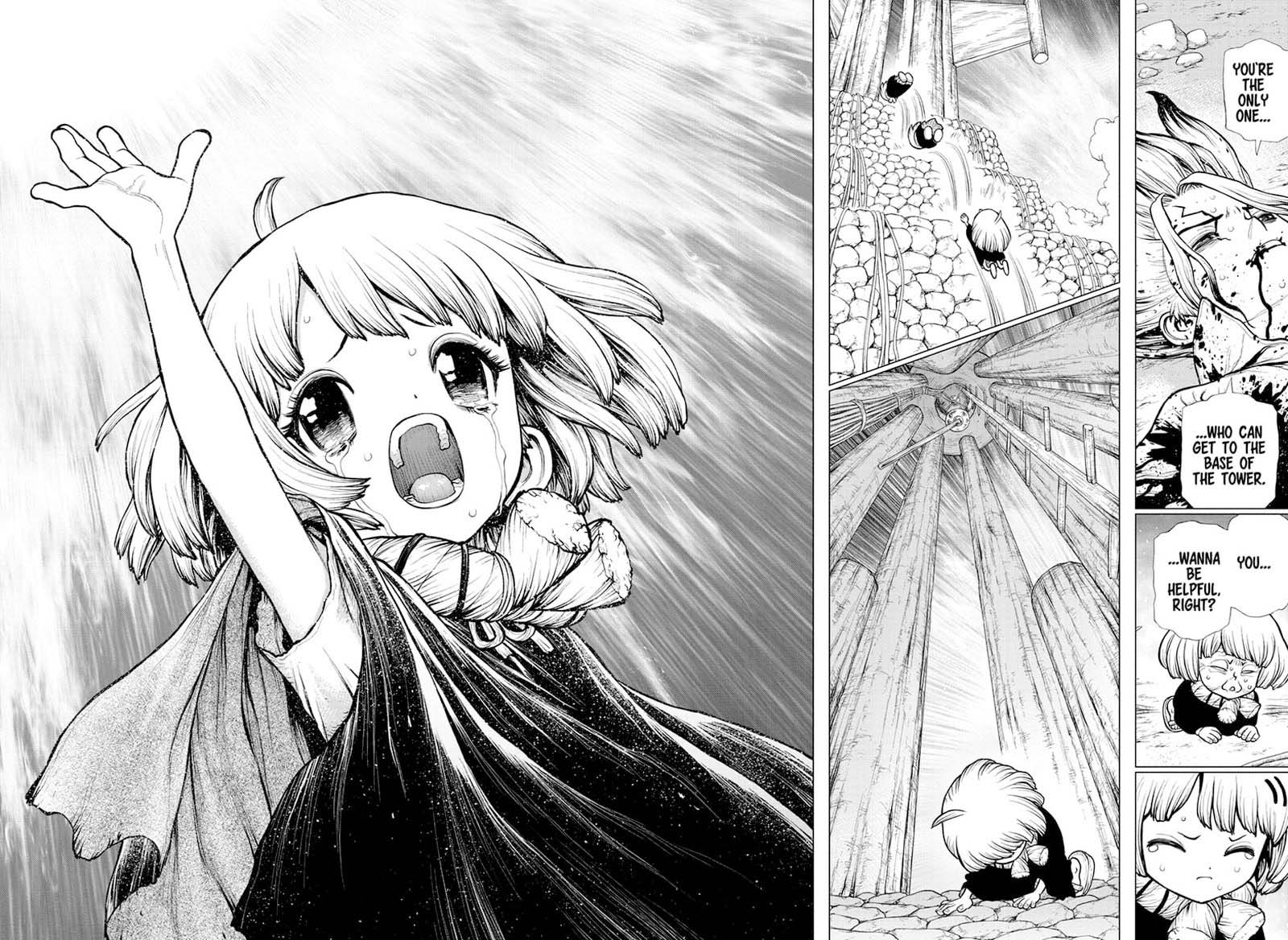 Dr. Stone Manga Chapter 192 page 15 - Until We Meet Again scene