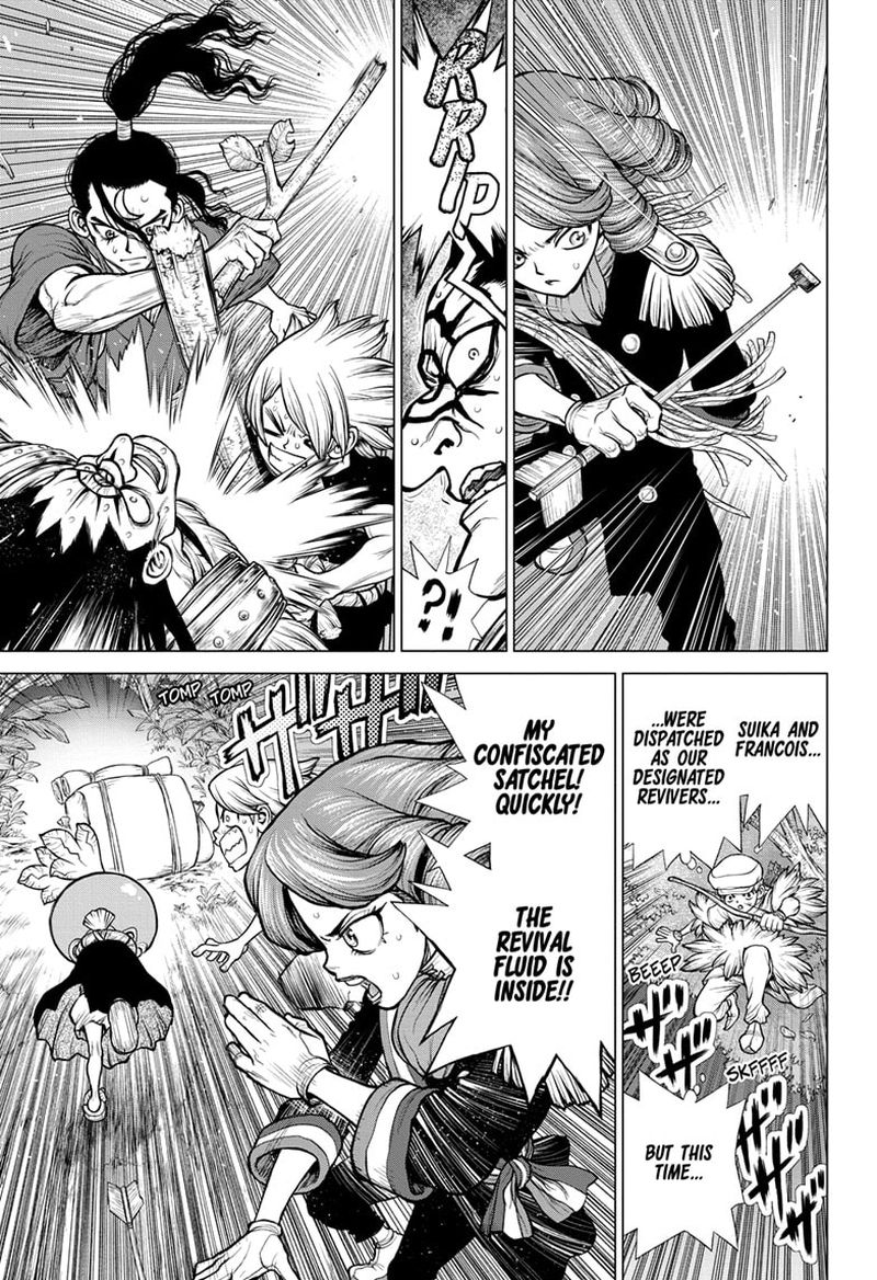 Dr. Stone Manga Chapter 192 page 7 - Until We Meet Again scene