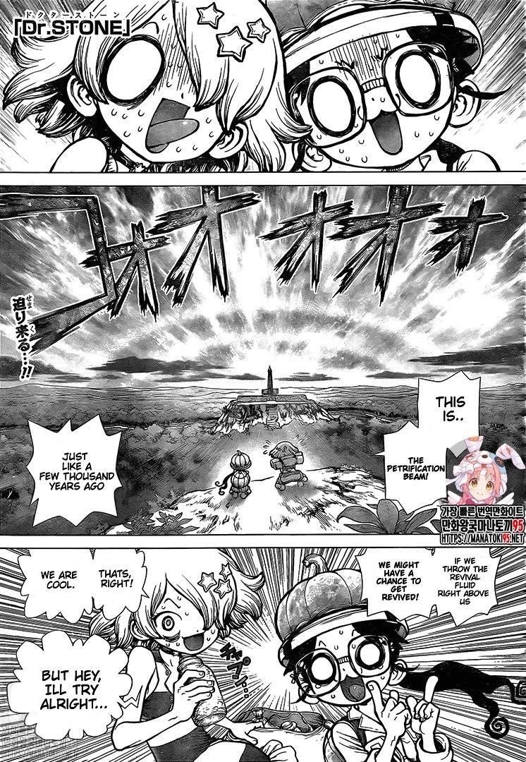 Dr. Stone Manga Chapter 193 page 1 - Our Stone World scene