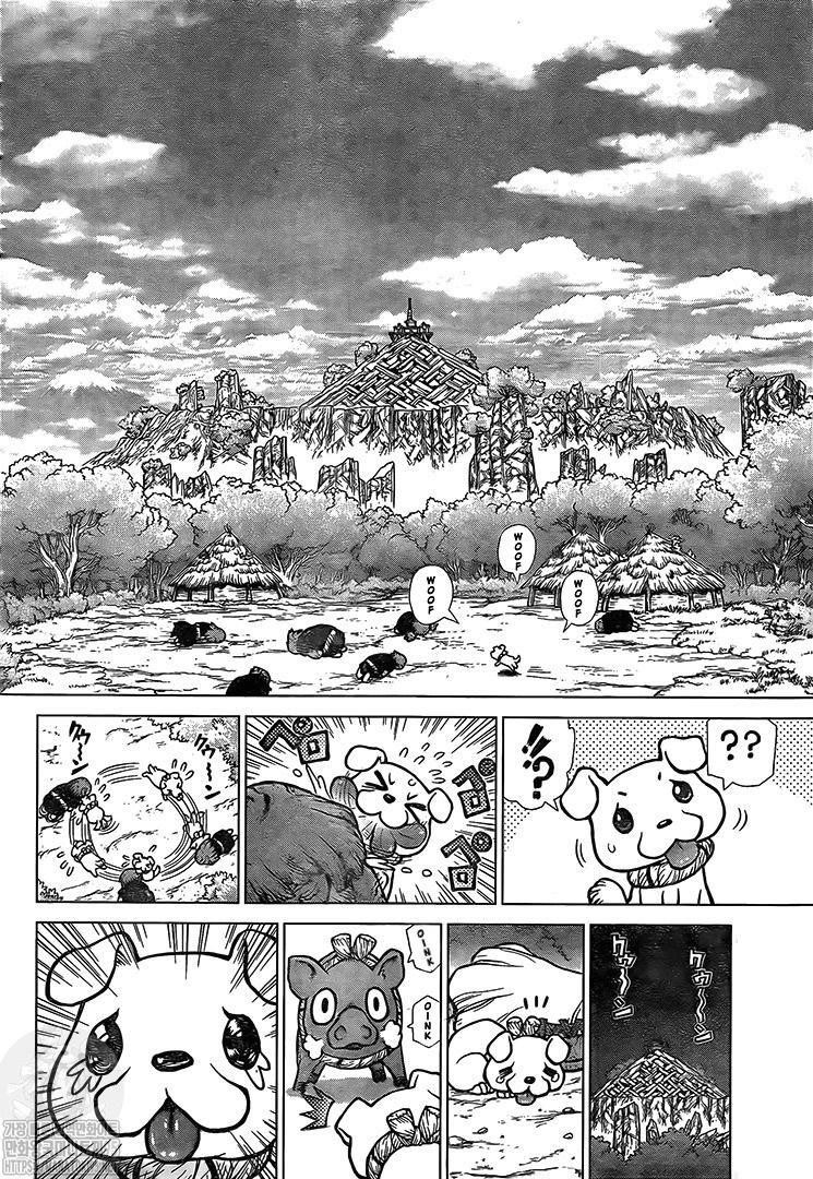 Dr. Stone Manga Chapter 193 page 13 - Our Stone World scene