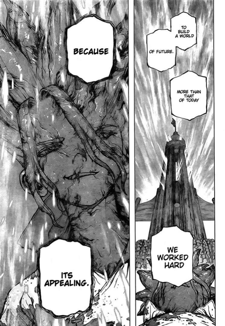 Dr. Stone Manga Chapter 193 page 7 - Our Stone World scene
