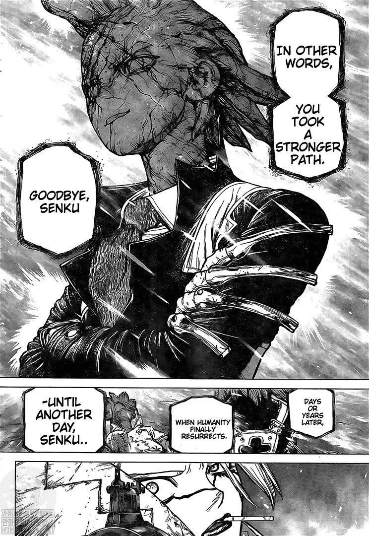 Dr. Stone Manga Chapter 193 page 8 - Our Stone World scene