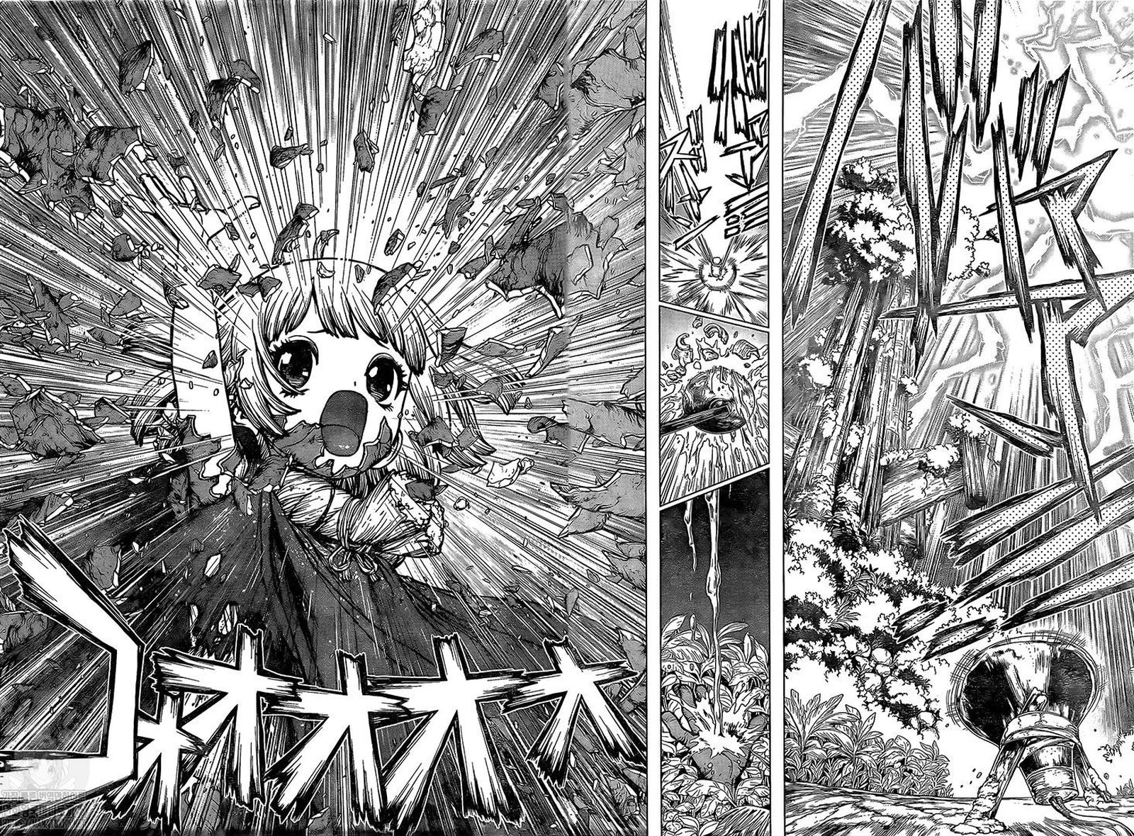 Dr. Stone Manga Chapter 194 page 6 - Homo Sapiens, All Alone scene