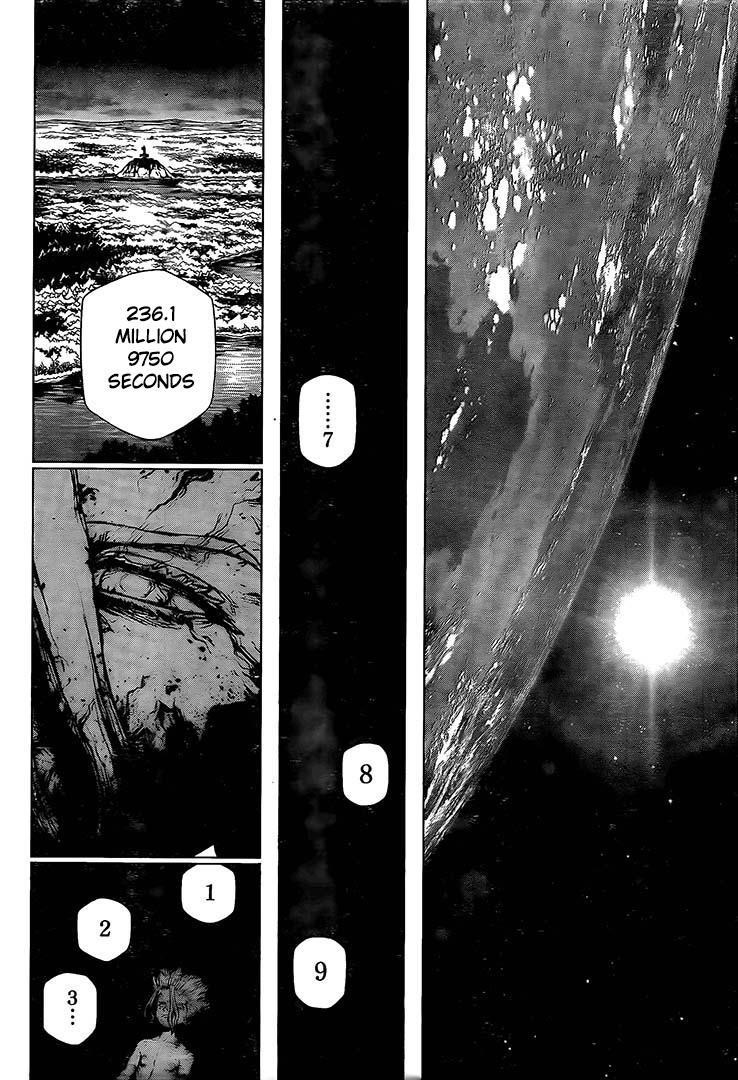 Dr. Stone Manga Chapter 196 page 13 - Scientist, All Alone scene