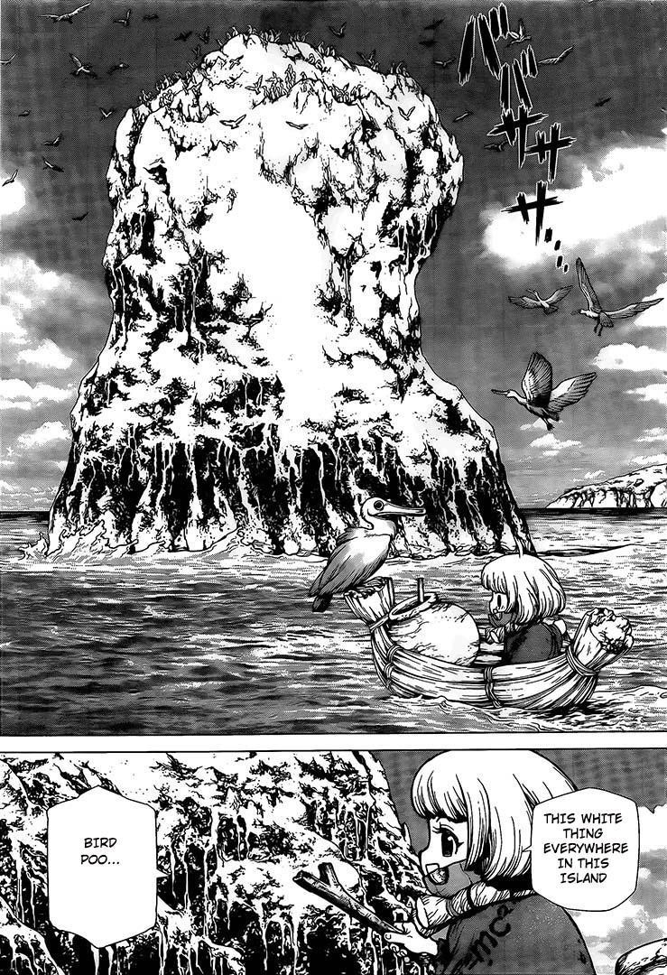 Dr. Stone Manga Chapter 196 page 8 - Scientist, All Alone scene