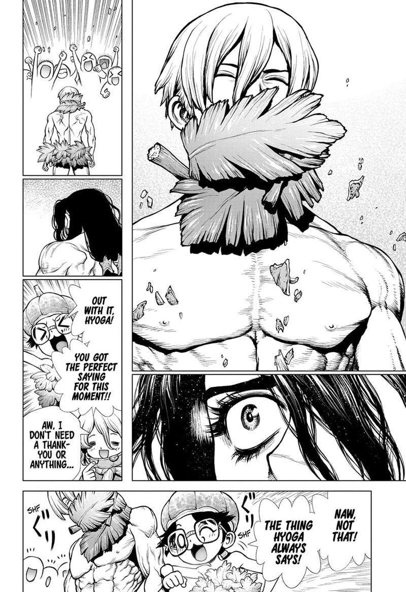 Dr. Stone Manga Chapter 197 page 10 - A Stony Eden and Its Forbidden Fruit scene