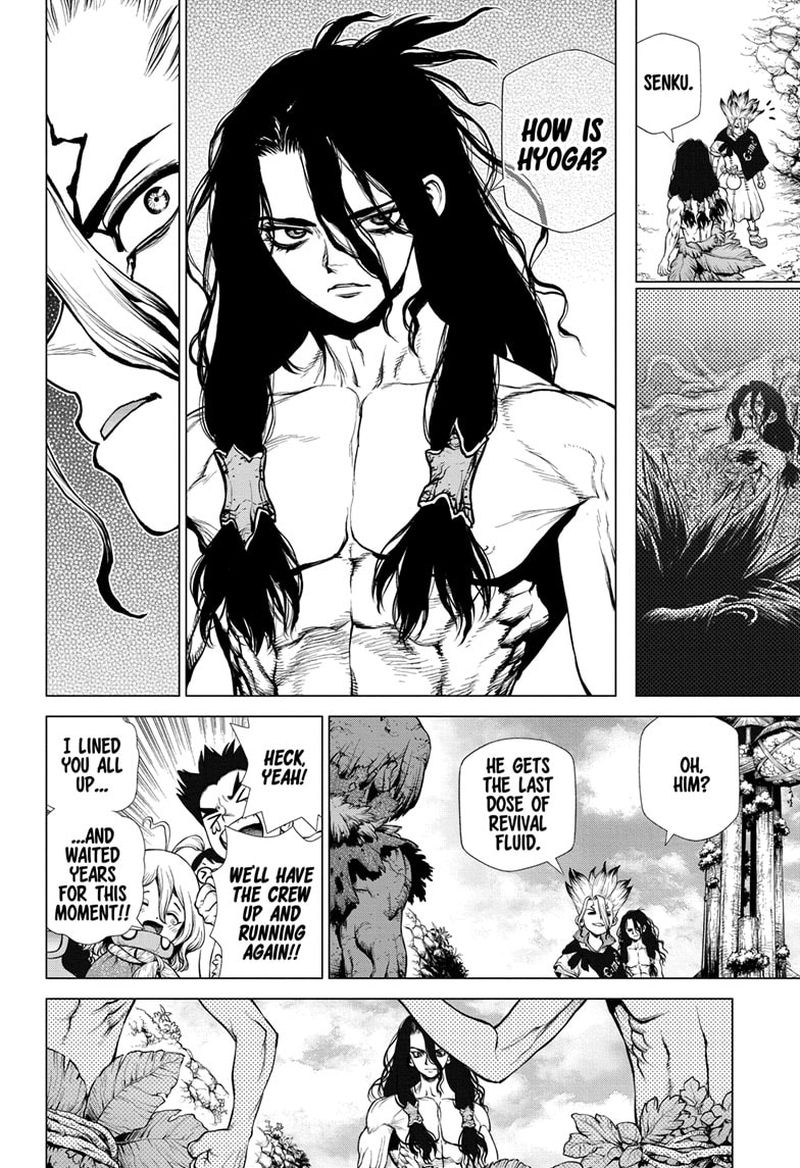 Dr. Stone Manga Chapter 197 page 8 - A Stony Eden and Its Forbidden Fruit scene