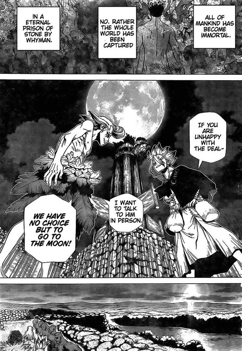 Dr. Stone Manga Chapter 198 page 11 - Whole New World scene