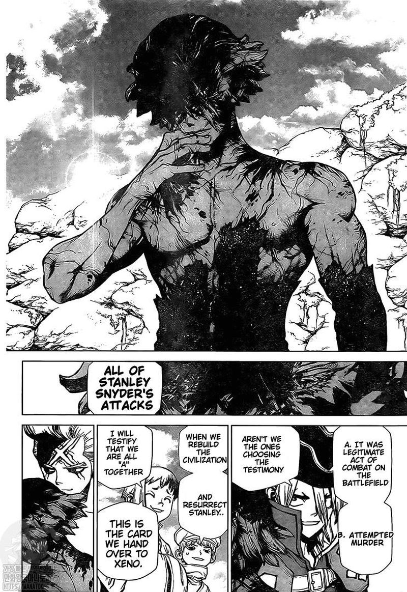 Dr. Stone Manga Chapter 198 page 12 - Whole New World scene