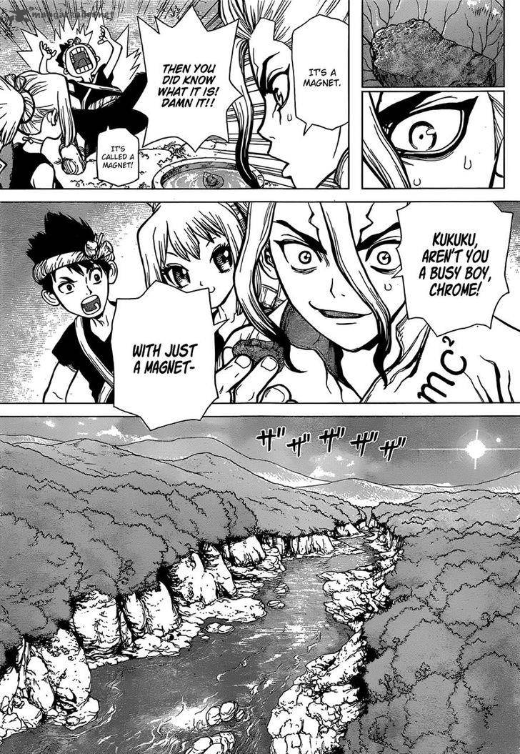 Dr. Stone Manga Chapter 20 page 14 - Stone Road scene