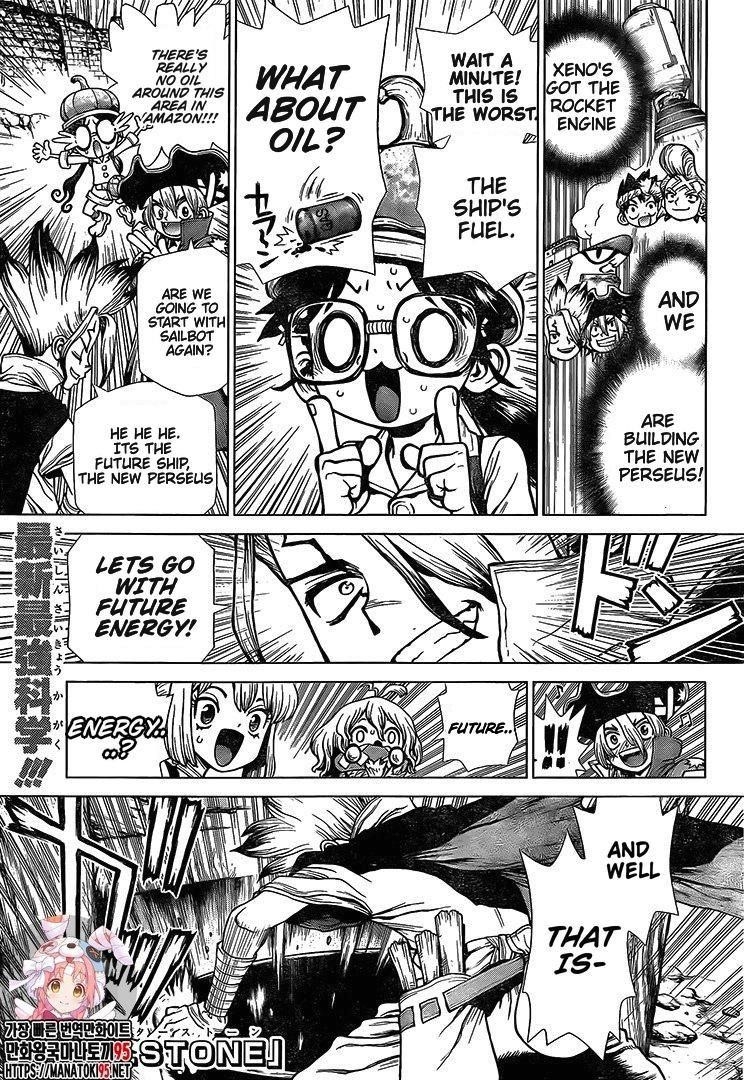 Dr. Stone Manga Chapter 200 page 1 - Future Engine scene