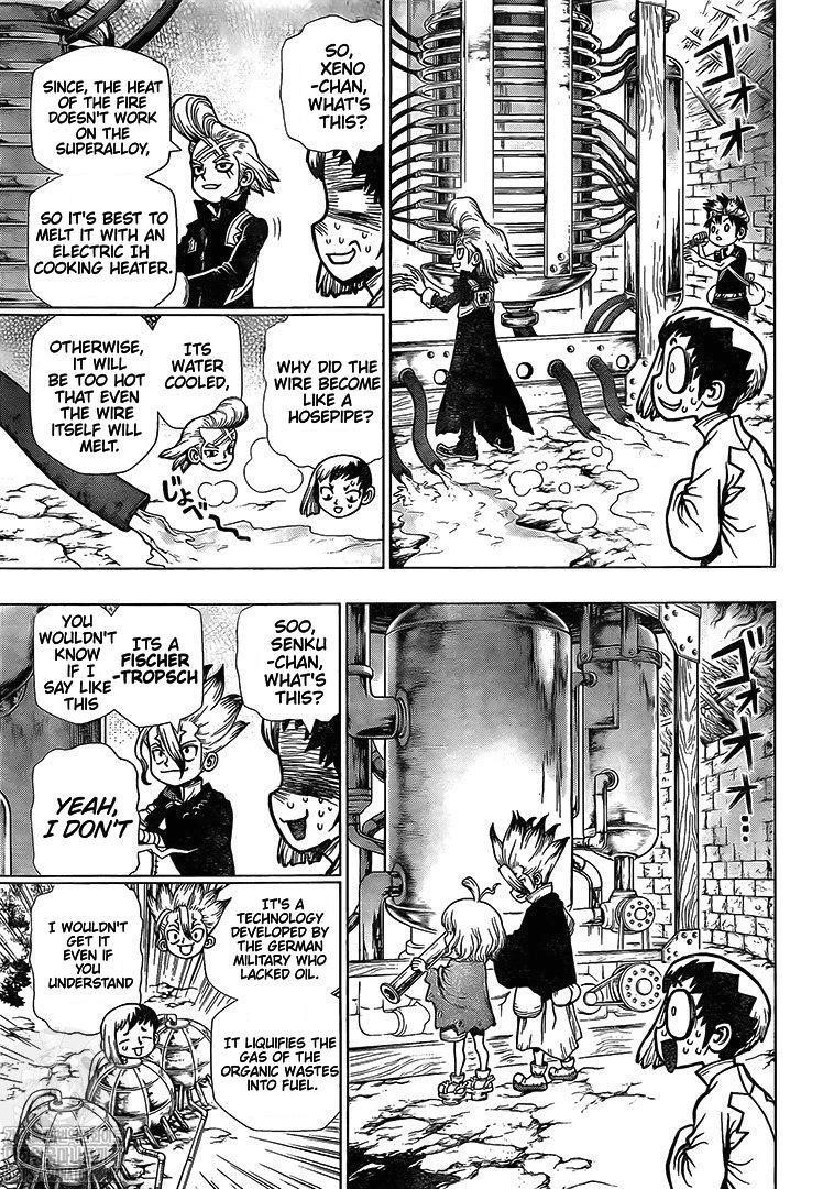 Dr. Stone Manga Chapter 200 page 5 - Future Engine scene