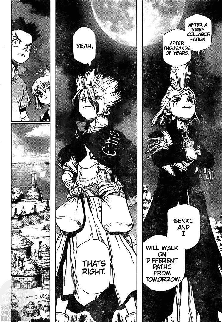 Dr. Stone Manga Chapter 200 page 9 - Future Engine scene