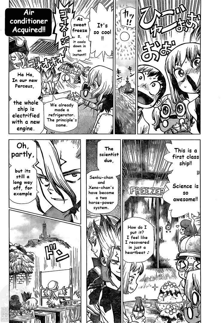 Dr. Stone Manga Chapter 201 page 4 - Morse Talk scene